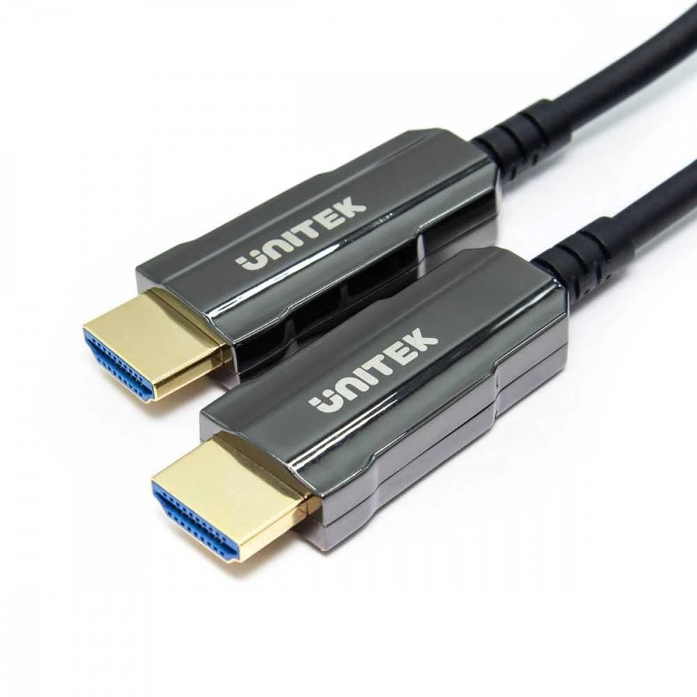 Unitek optinis kabelis hdmi 2.0 aktyvus optinis kabelis 4k 60hz 20m