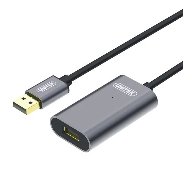 UNITEK Y-274 Unitek Cable USB 2.0 Active Extension 20m Alu. Y-274