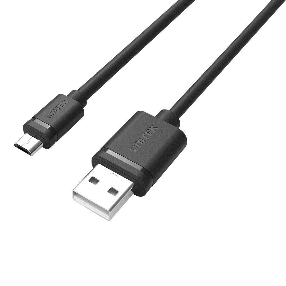 UNITEK Y-C454GBK Unitek USB kabelis USB 2.0 mikro USB M/M, 0,5 m Y-C454GBK