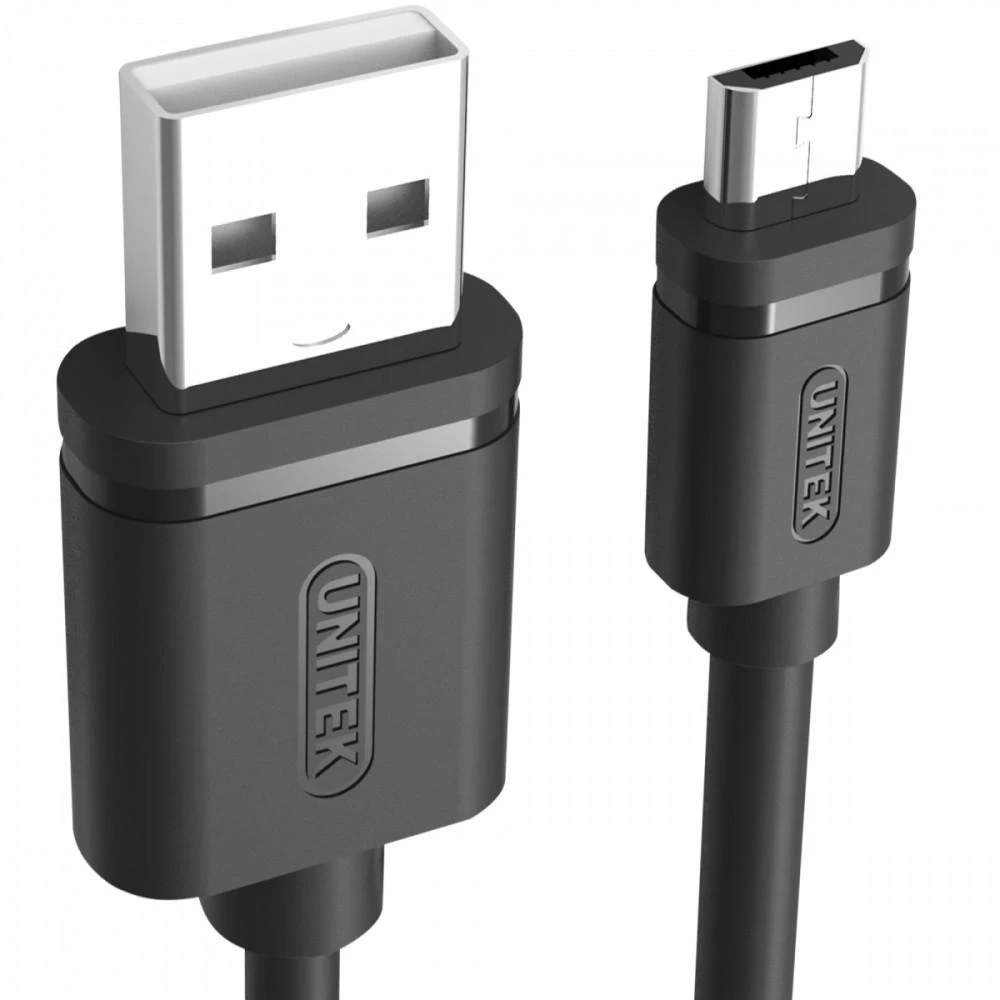 UNITEK Y-C434GBK Unitek USB laidas USB 2.0 mikro USB M/M, 1,5 m Y-C434GBK