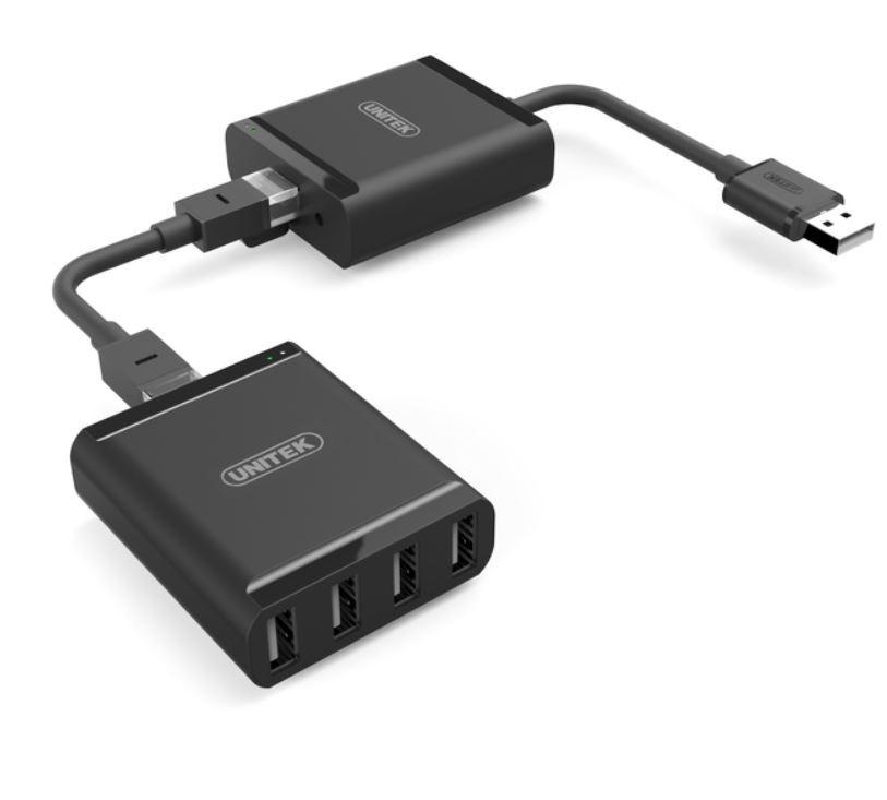 UNITEK Y-2516 Unitek USB plėtinys per IP 4xUSB, Y-2516
