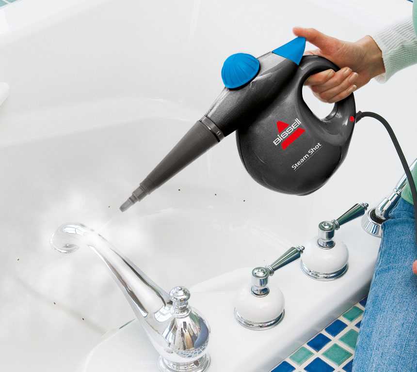 Bissell | Garinis valytuvas | SteamShot | Power 1050 W | Steam pressure 4.5 bar | Vanduo tank capacity 0.36 L | Mėlyna/Titanium