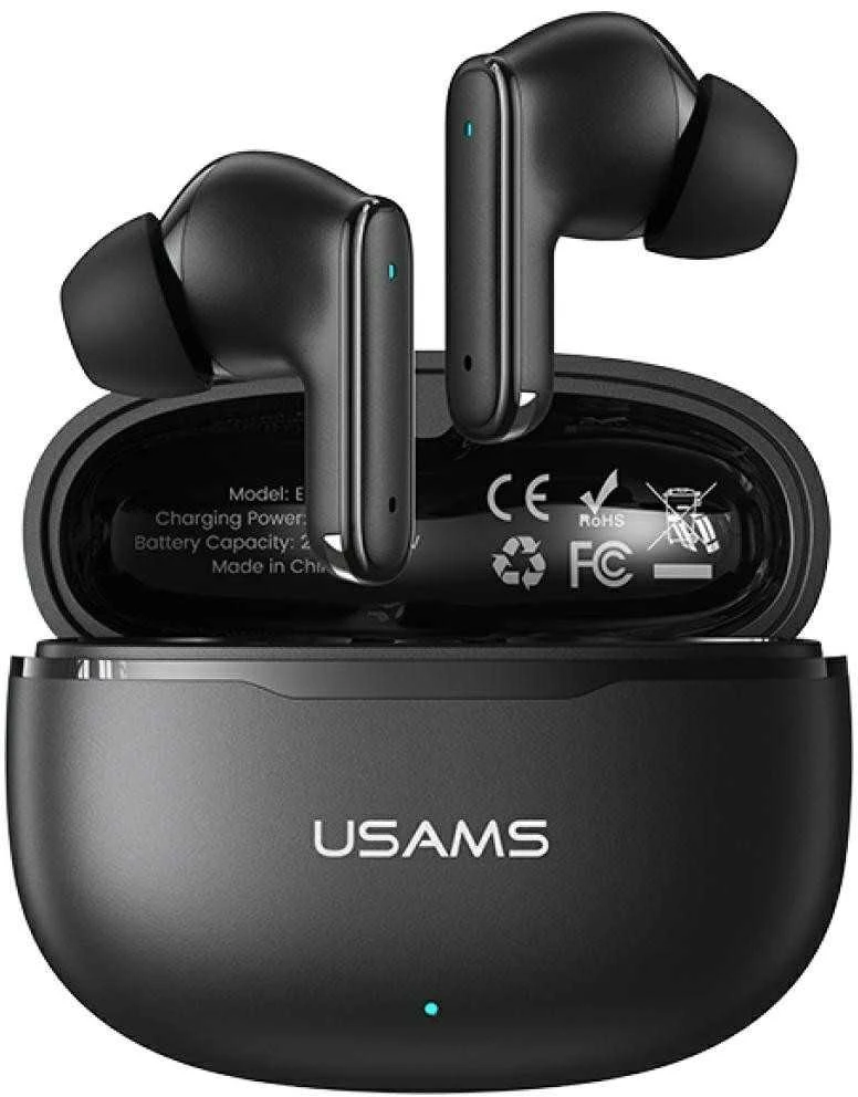 USAMS E05 ausinės su įkrovimo dėkliuku