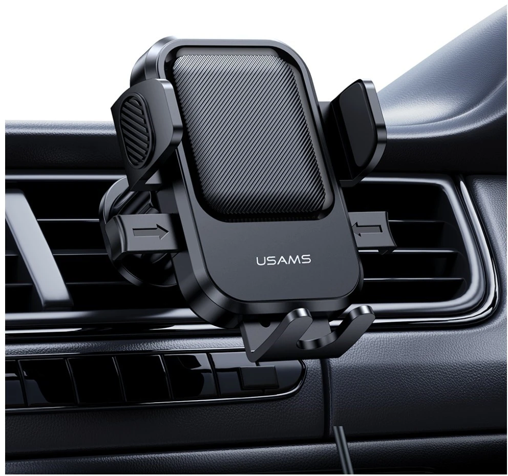 Car Mount for Air Vent USAMS One-touch juodos spalvos