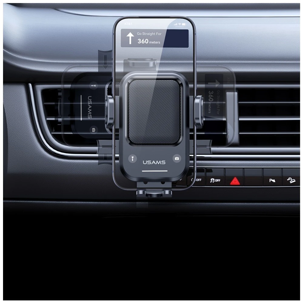 Car Mount for Air Vent USAMS One-touch juodos spalvos