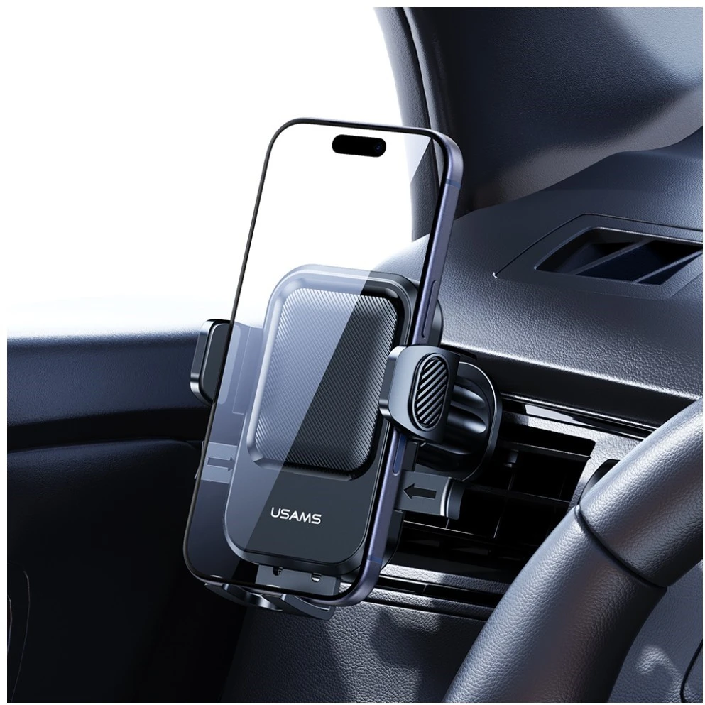Car Mount for Air Vent USAMS One-touch juodos spalvos