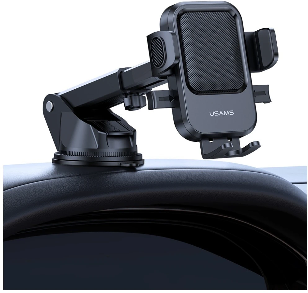 Dashboard Car Mount USAMS One-touch juodos spalvos