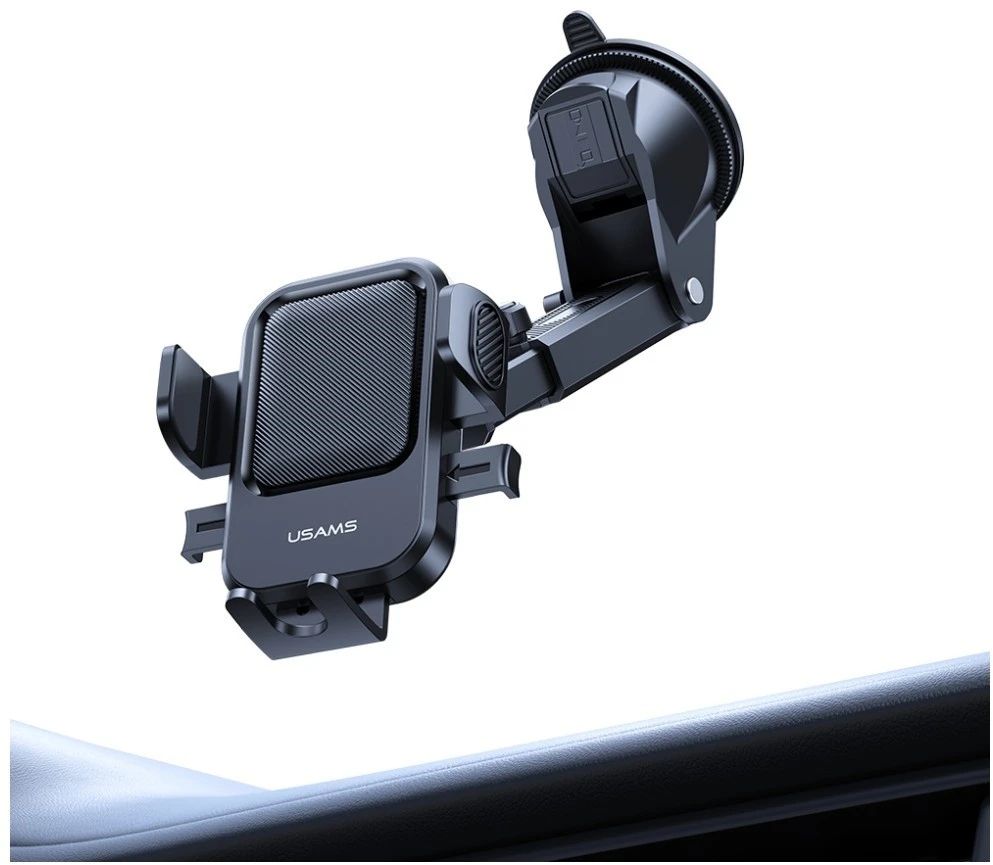 Dashboard Car Mount USAMS One-touch juodos spalvos