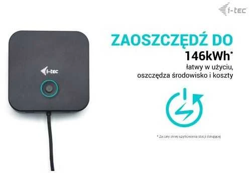USB-C HDMI dviejų DP prijungimo stoties maitinimo tiekimas 100 W + I-tec universalus įkroviklis 100 W