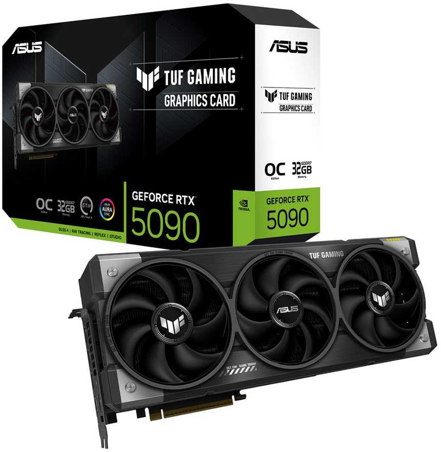 „Asus TUF Gaming GeForce RTX 5090 32GB“ vaizdo plokštė