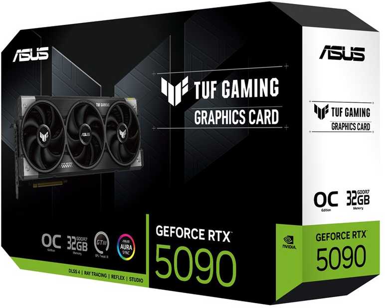 „Asus TUF Gaming GeForce RTX 5090 32GB“ vaizdo plokštė