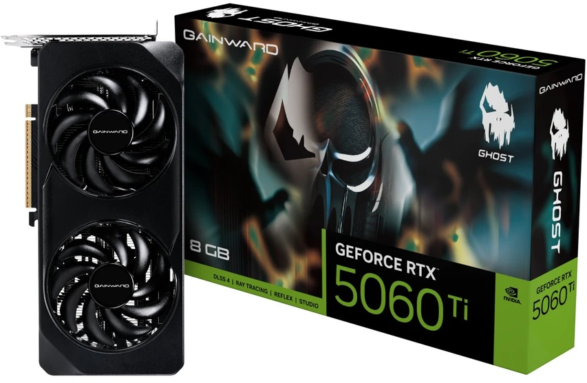 „Gainward GeForce RTX 5060 Ti Ghost“ vaizdo plokštė, 8192 MB GDDR7