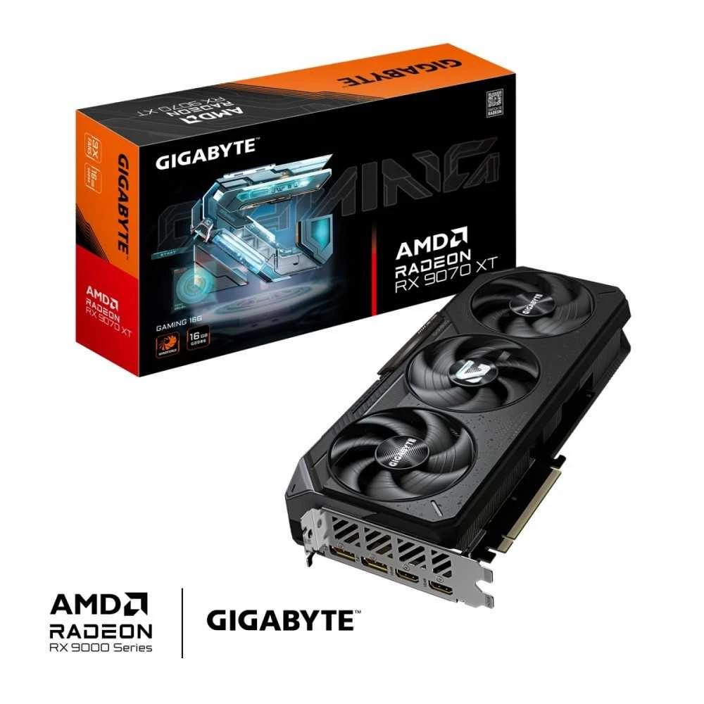 Vaizdo plokštė Gigabyte radeon rx 9070 xt gaming 16g amd 16 gb gddr6