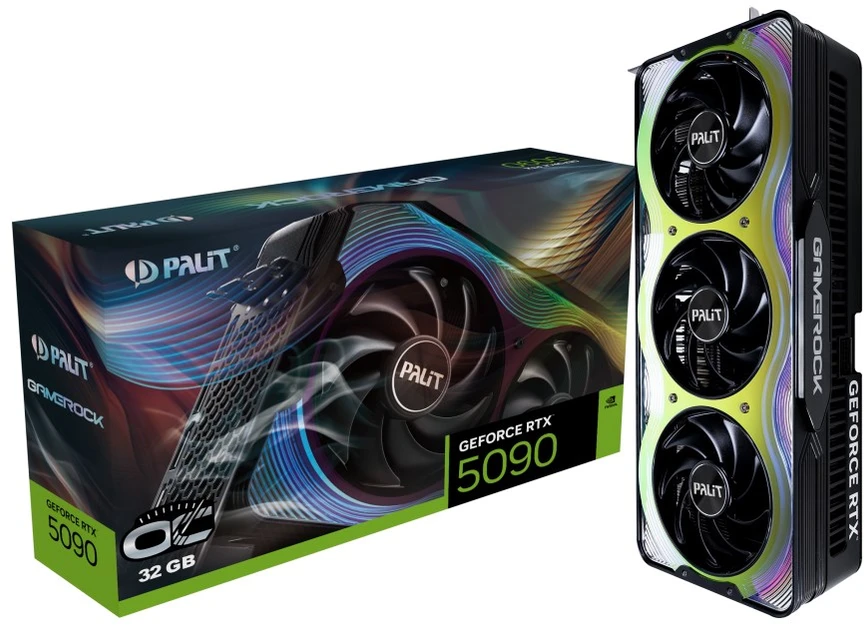 Palit GeForce RTX 5090 GameRock OC NVIDIA 32 GB GDDR7