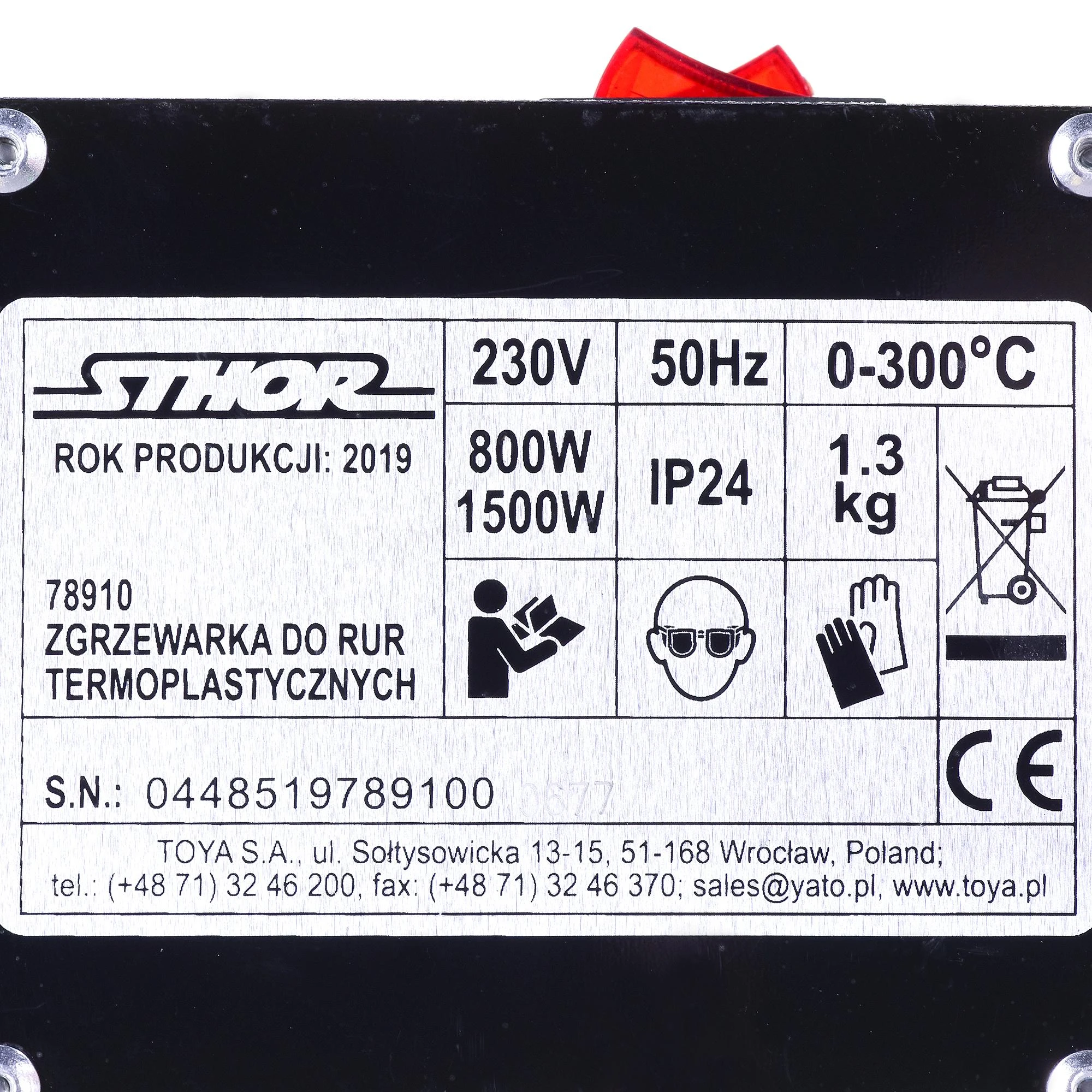 STHOR vamzdžių suvirinimo aparatas 800/1500W 78910