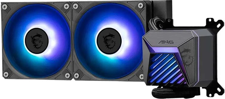 MSI „Mag CoreLiquid 240“ vandens aušinimas, 240 mm, ARGB