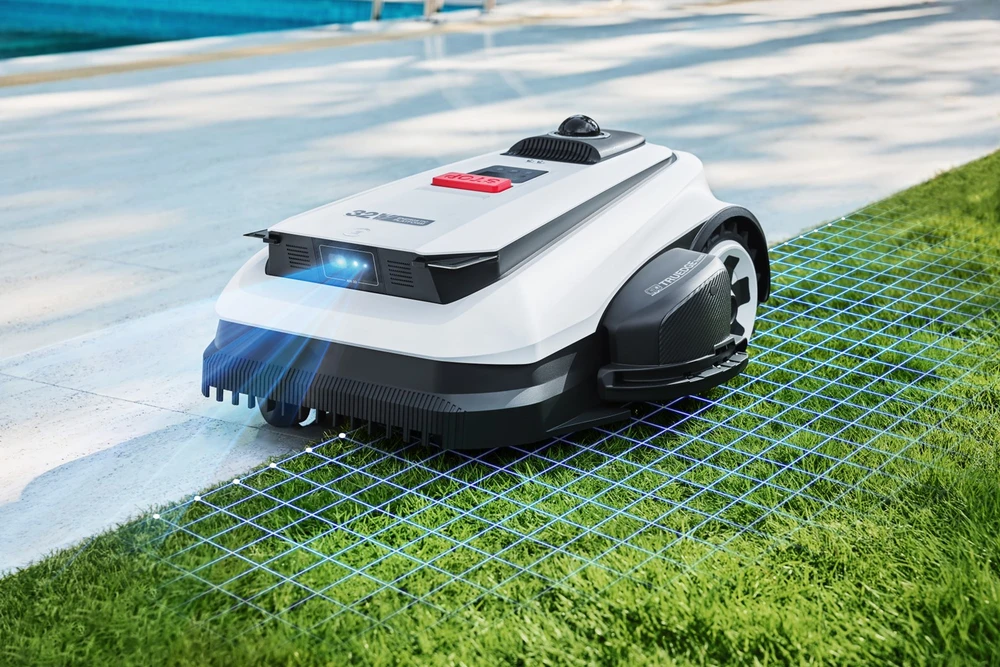 Belaidis vejos robotas Ecovacs GOAT A1600 LiDAR PRO su kraštų pjovimo funkcija
