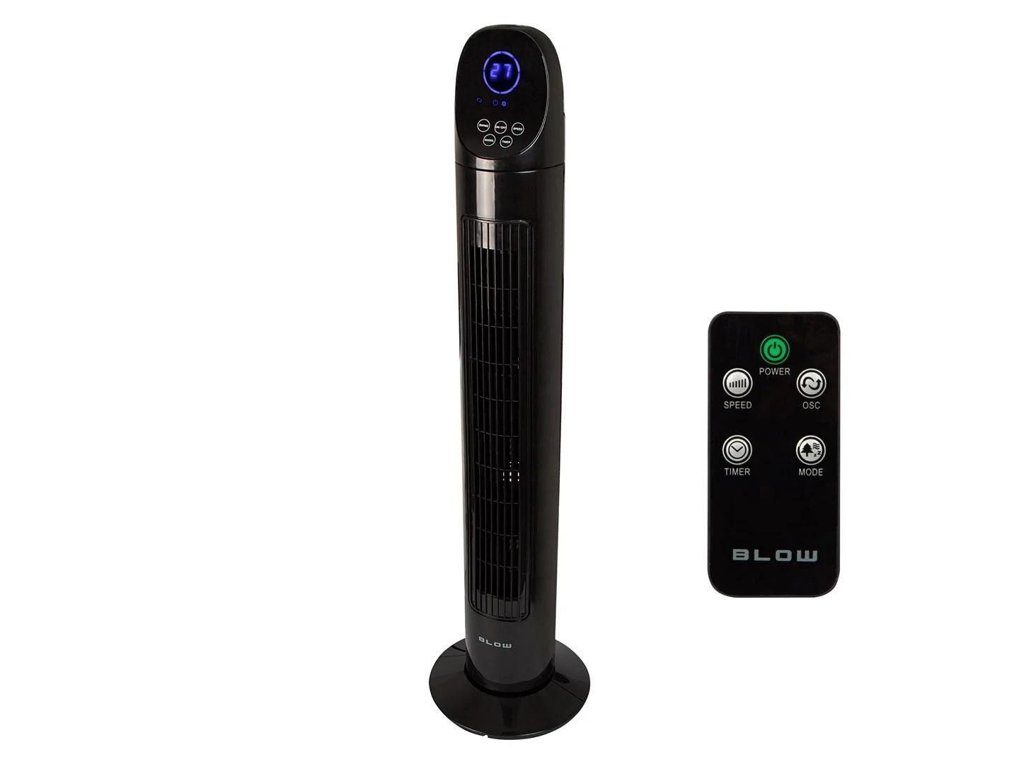 Blow Kolonėlės ventiliatorius 90W LCD + nuotolinio valdymo pultas
