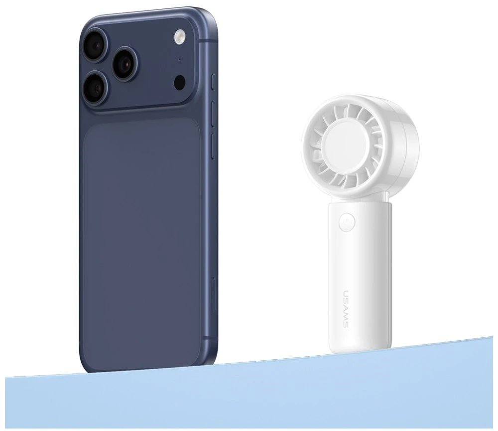 Kišeninis Ventiliatorius USAMS BC Series 500mAh rožinės spalvos
