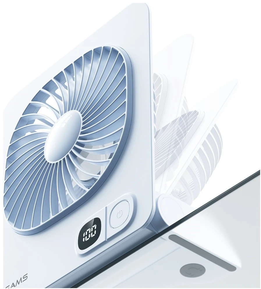 Lightweight Magnetic Desktop Ventiliatorius USAMS baltos spalvos