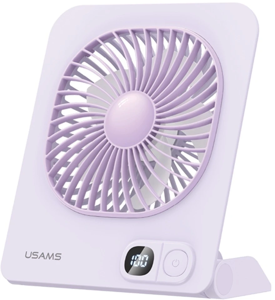Lightweight Magnetic Desktop Ventiliatorius USAMS violetinės spalvos
