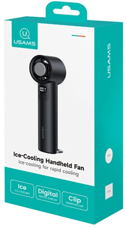 Kišeninis Ventiliatorius USAMS Ice-Cooling 2000mAh baltos spalvos