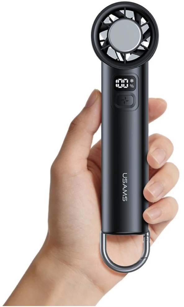 Kišeninis Ventiliatorius USAMS Ice-Cooling 2000mAh baltos spalvos