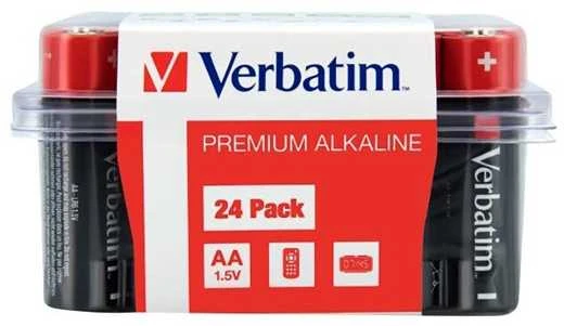 1x24 Verbatim šarminė baterija Mignon AA LR6 49505