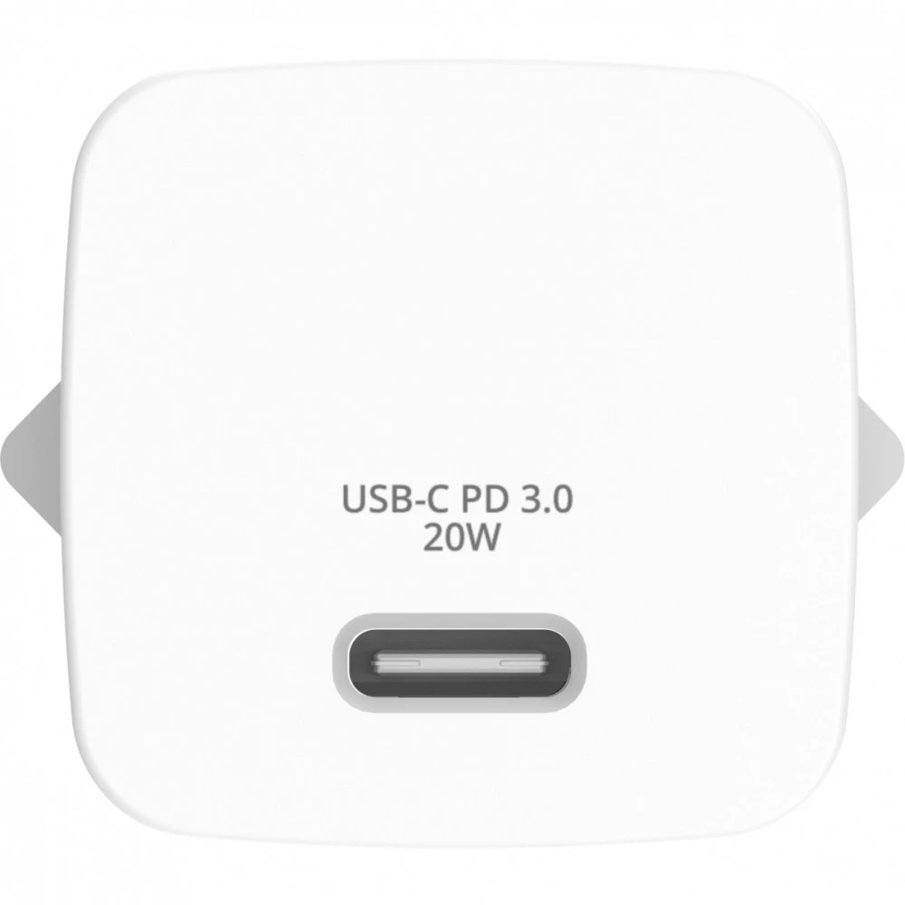 Verbatim, Įkroviklis Mini GaN su kablem 1 x USB-C, balta, 20 W, Power Delivery 3.0