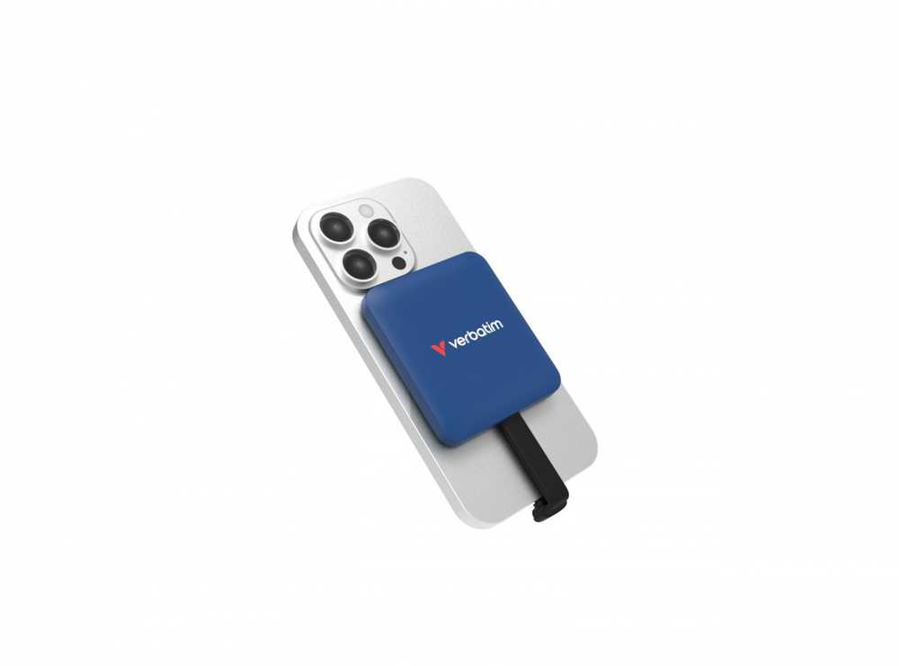 Kietasis diskas Išorinis diskas Verbatim Snapback SSD 2 TB USB-C 3.2 Gen Mėlynas Metallic 32076