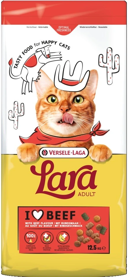VERSELE-LAGA Lara jautiena - sausas kačių maistas - 12,5kg