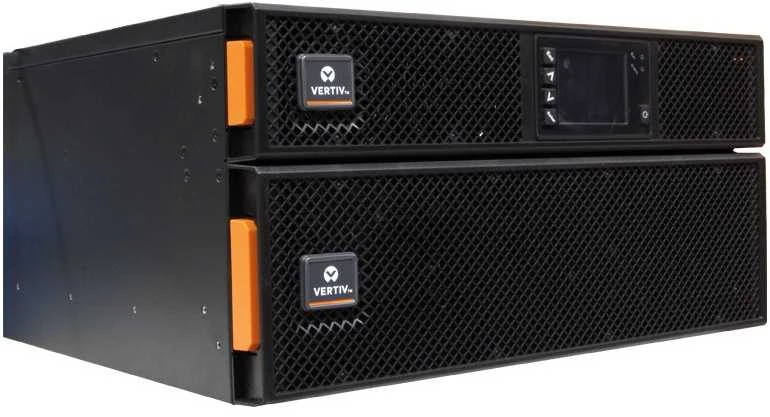 Vertiv UPS gxt5-5000irt5uxln 5000 VA / 5000 W 230 V stovinis / bokštinis su bėgeliais ir ryšio plokšte