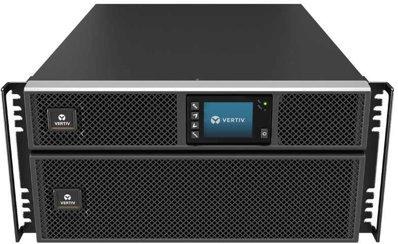 Vertiv UPS gxt5-5000irt5uxln 5000 VA / 5000 W 230 V stovinis / bokštinis su bėgeliais ir ryšio plokšte