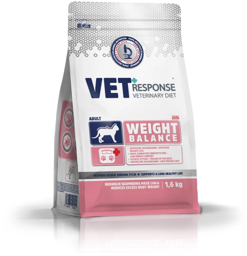 VET RESPONSE Weight balance – sausas kačių maistas – 1,6kg