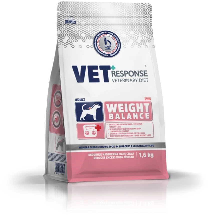 VET RESPONSE Weight balance – sausas Maistas šunims – 1,6kg