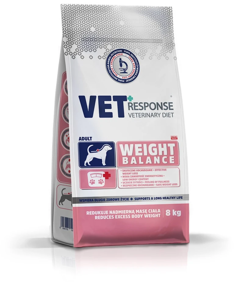VET RESPONSE Weight balance – sausas Maistas šunims – 8kg