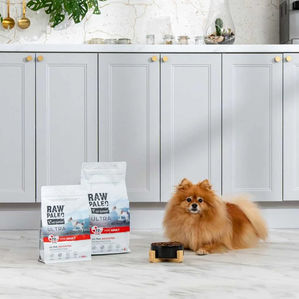 Vetexpert Sausas Šunų Maistas - RAW PALEO Ultra Mini Jautiena 2kg