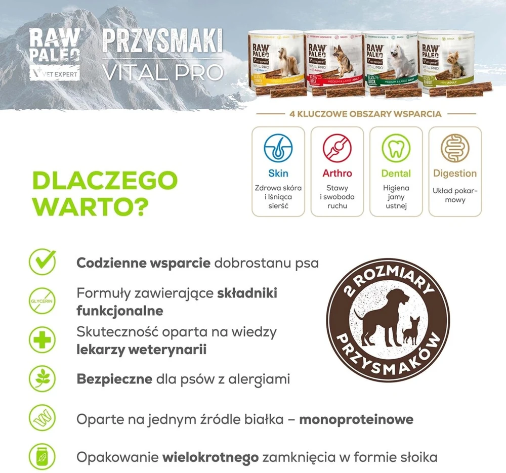 VetExpert Raw Paleo Vital Pro virškinimo triušis vidutinėms ir didelėms veislėms 100 g