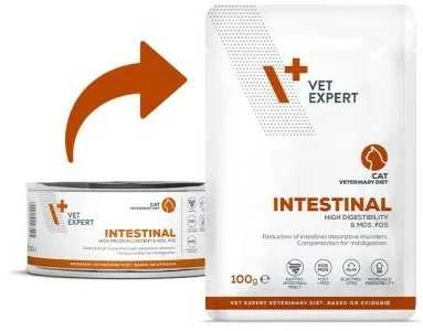 Vetexpert VET EXPERT Veterinary Diet Intestinal Cat - šlapias kačių ėdalas - 100 g