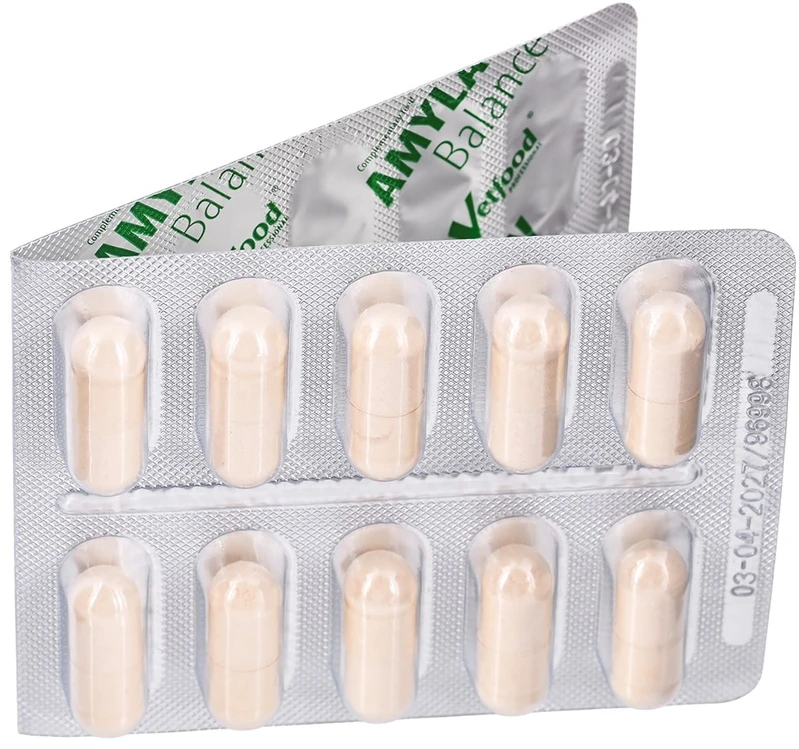 VETFOOD Amylactiv Balance – papildai šunims ir katėms – 60vnt.
