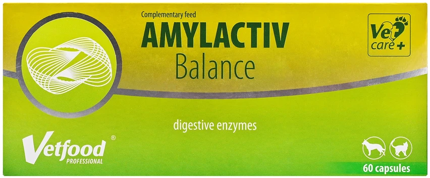 VETFOOD Amylactiv Balance – papildai šunims ir katėms – 60vnt.