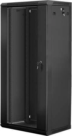 LANBERG WF01-6427-10B sieninis stovas 19 colių išmontuojamas plokščias paketas 27U/600x450mm juodas