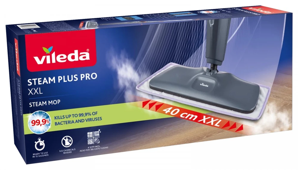 Garinė šluostė Vileda Steam Plus XXL Pro