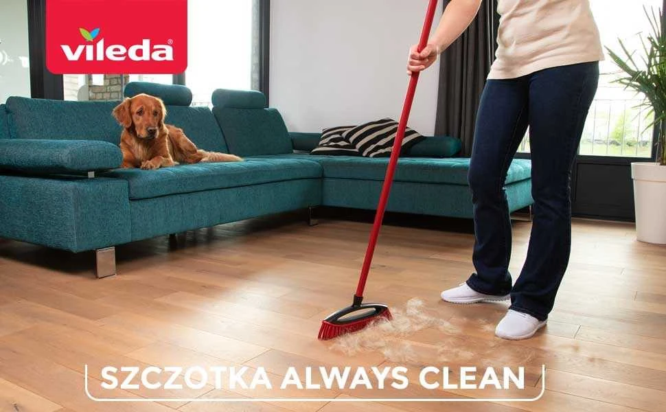 Vileda visada švarus Pet Pro šepetys, skirtas kailiui ir plaukams šluoti