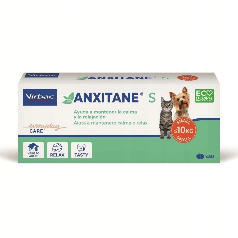 VIRBAC Anxitane S - dietary supplement for dogs and cats - 30 capsules