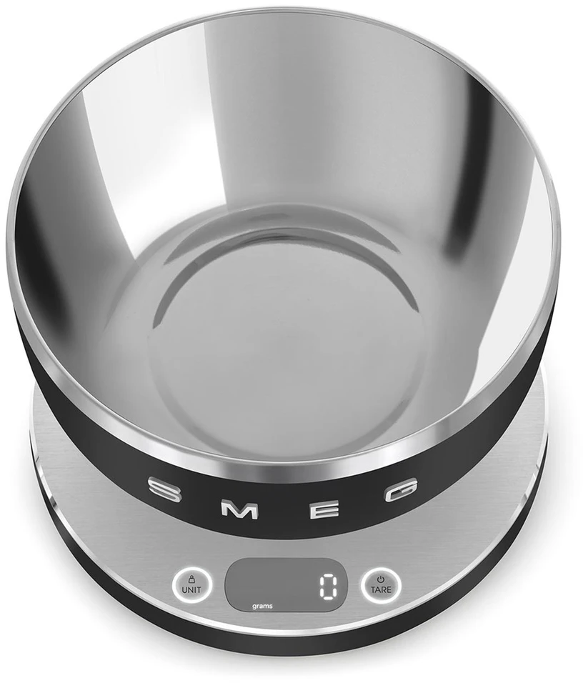Virtuvinės svarstyklės Smeg Collezione Kitchen Scales KSC01BLMWW Juodas