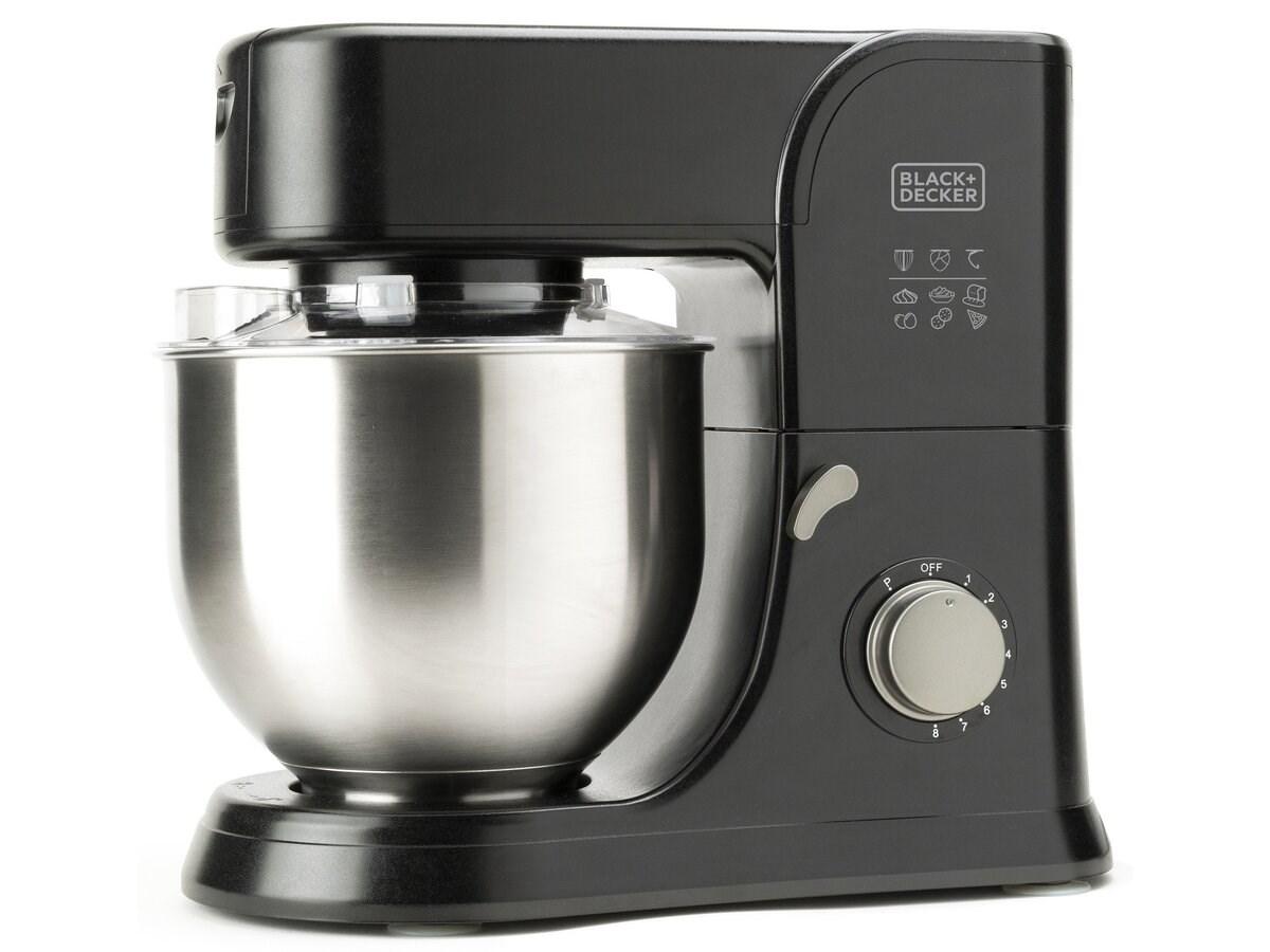 Virtuvinis kombainas Black & Decker Juodas & Decker | Kitchen Machine | ES9130080B | 1000 W | Greičių skaičius 8 | Bowl capacity 5.2 L | Juodas