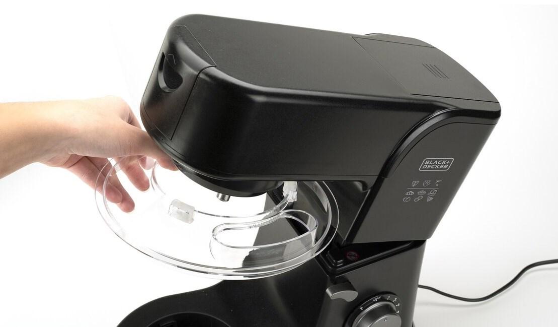 Virtuvinis kombainas Black & Decker Juodas & Decker | Kitchen Machine | ES9130080B | 1000 W | Greičių skaičius 8 | Bowl capacity 5.2 L | Juodas