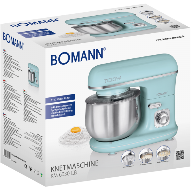 Virtuvės Kombainas - Bomann KM 6030 5L Mėtų Spalva