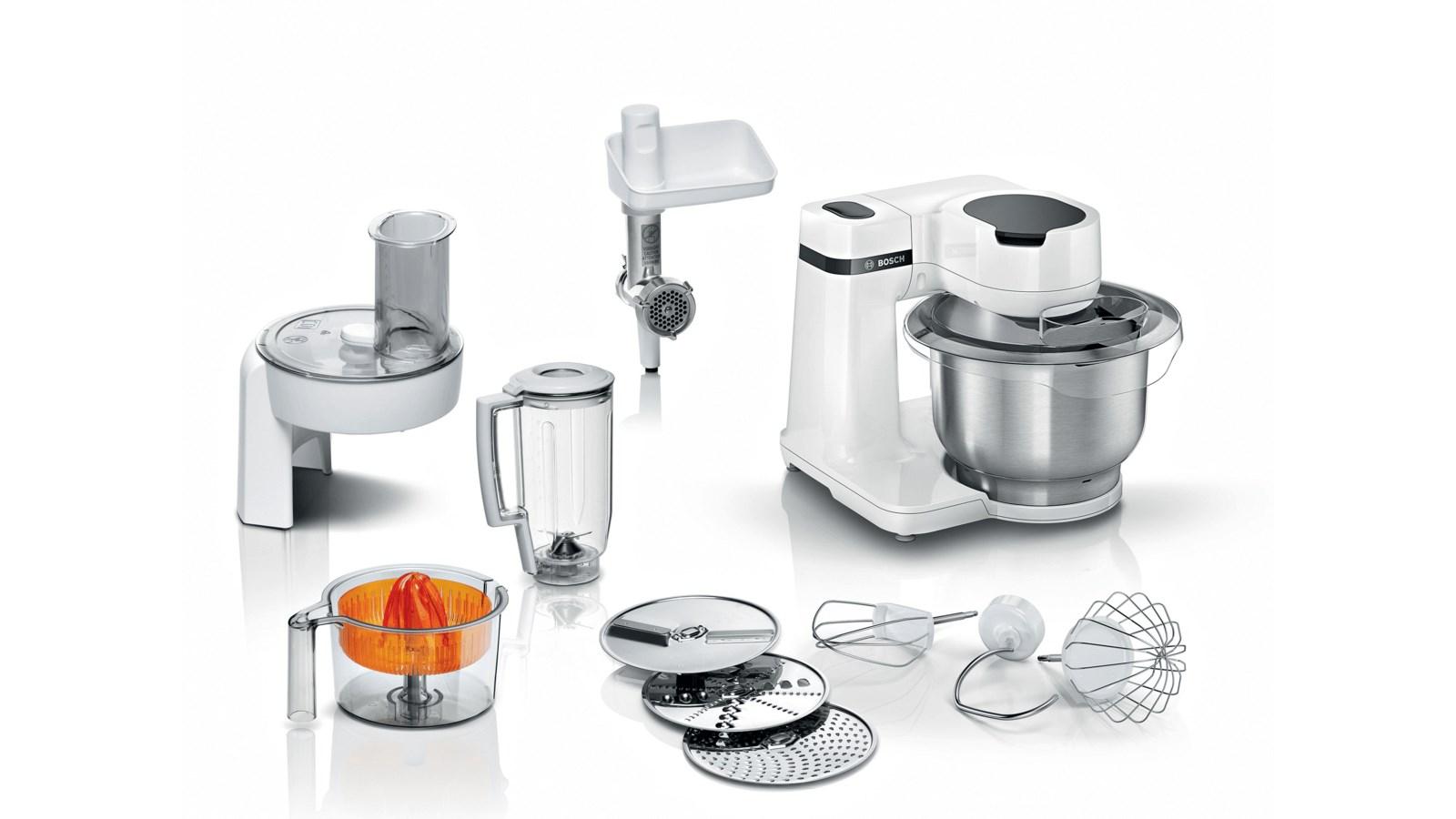Virtuvinis kombainas Bosch MUMS2EW40 Serija 2, Virtuvės kombainas, MUM, 700 W, Baltas, Baltas